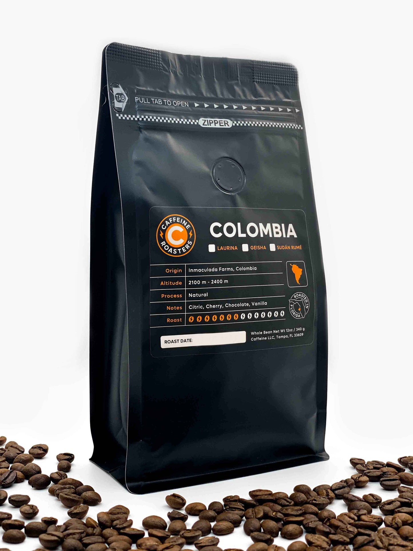 Colombian, Medium Roast Coffee