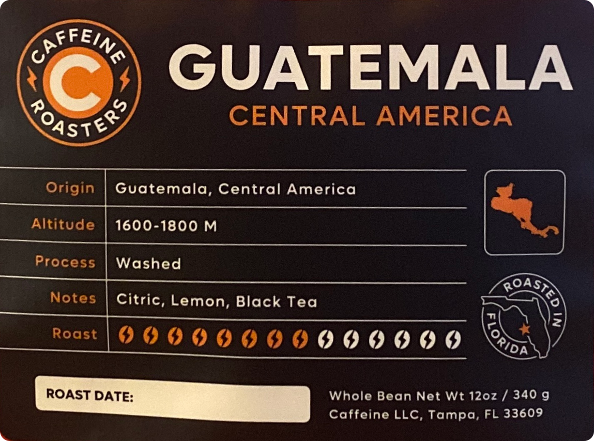 Guatemala, Medium Roast Coffee