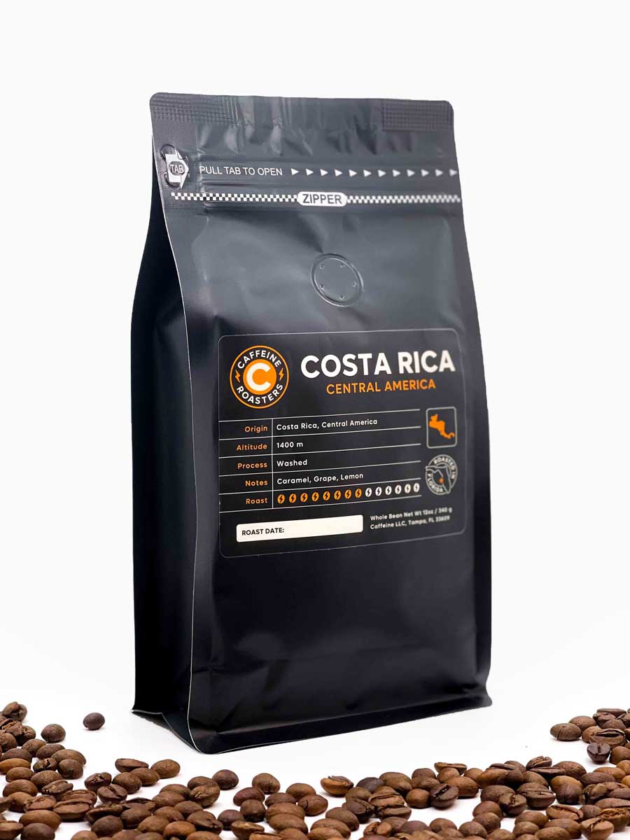 Costa Rica, Light Roast Coffee