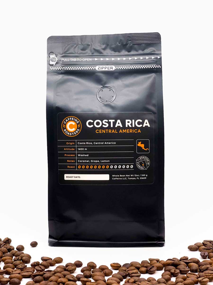 Costa Rica, Light Roast Coffee